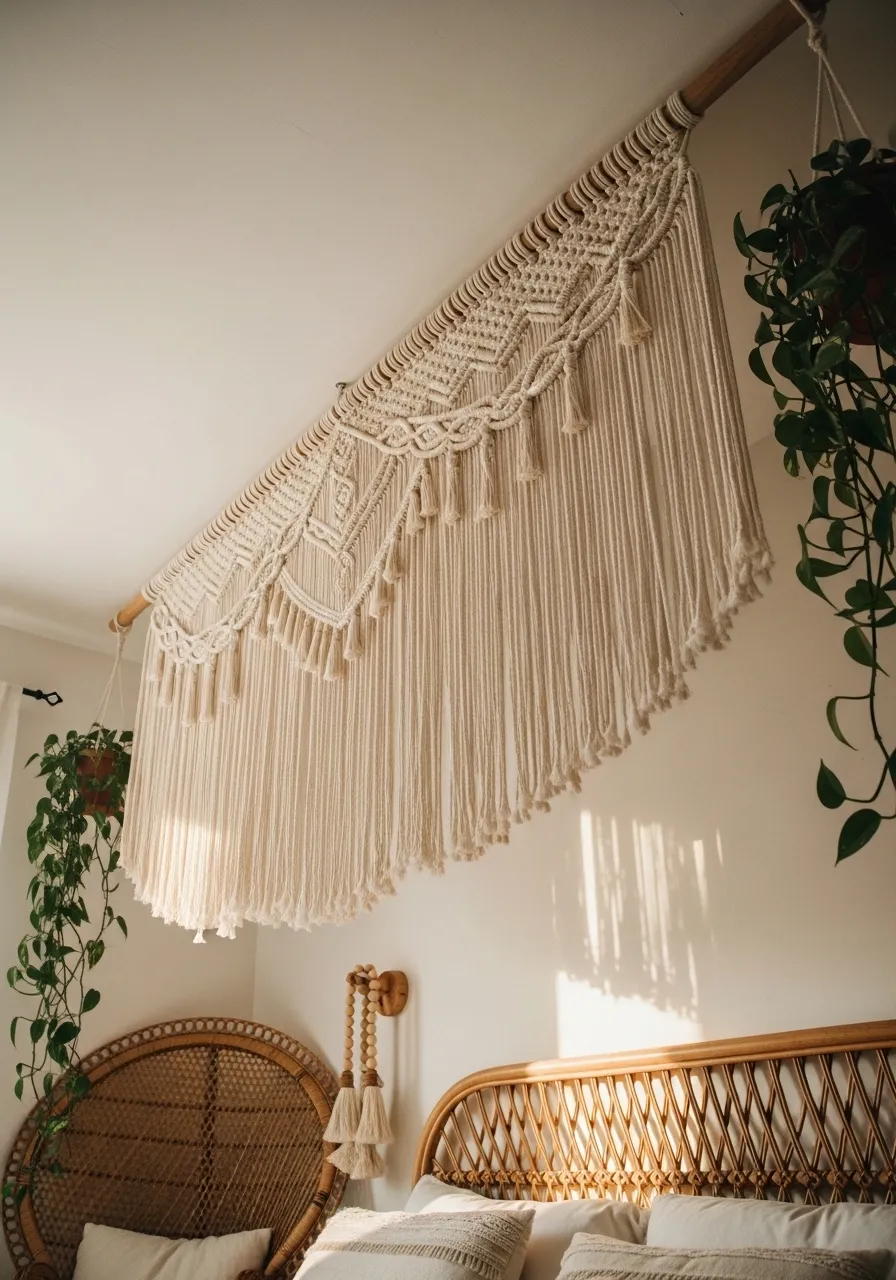 Hang Macramé or Woven Textile Panels