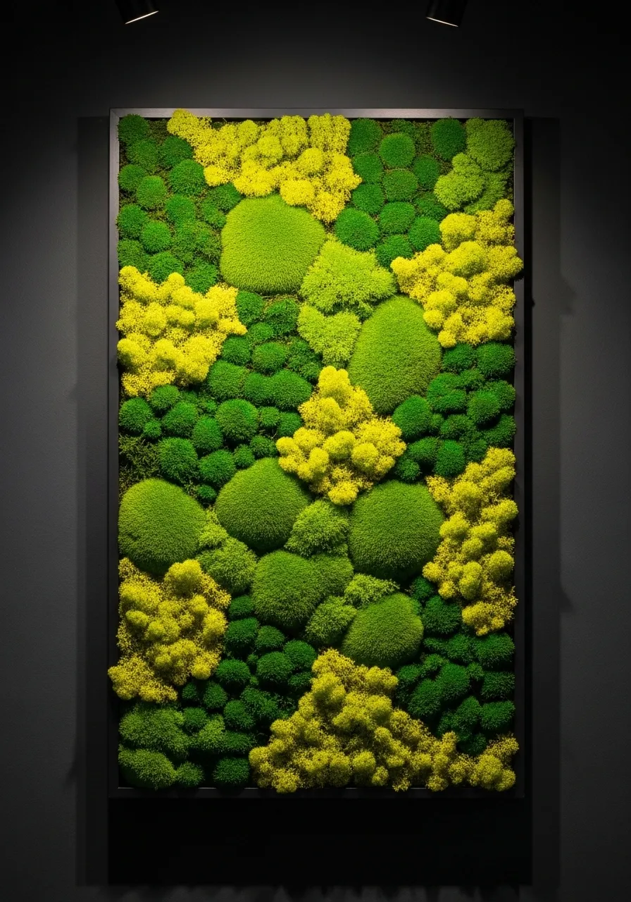 Living Moss Wall Panel