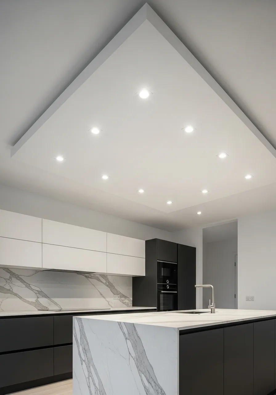Add Recessed Lighting for a Clean, Modern Look