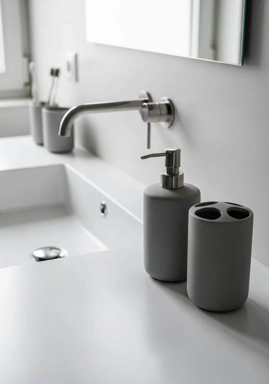 Matte Soap Dispenser Sets