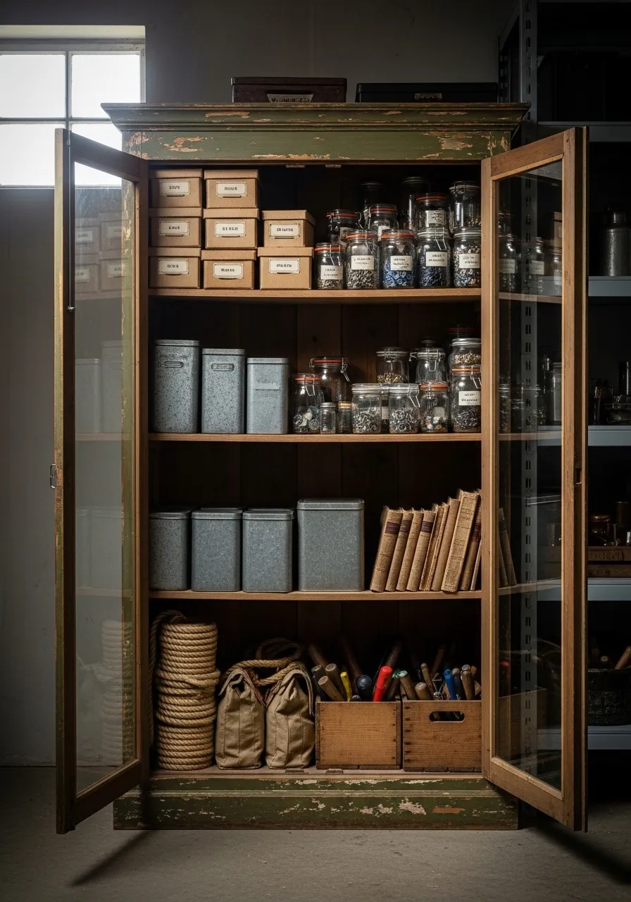 Old Furniture Repurposing Storage