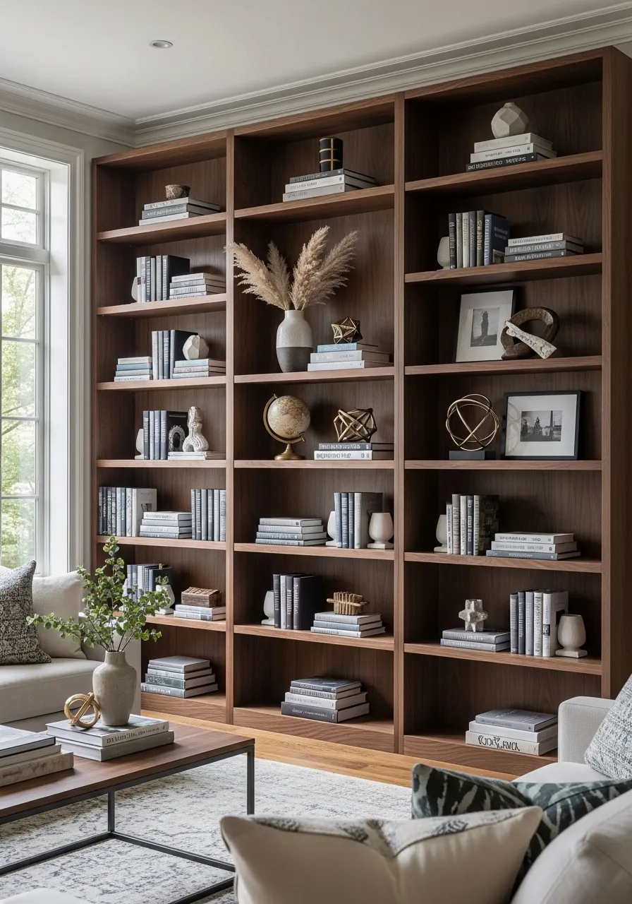 Large Indoor Bookshelf Unit
