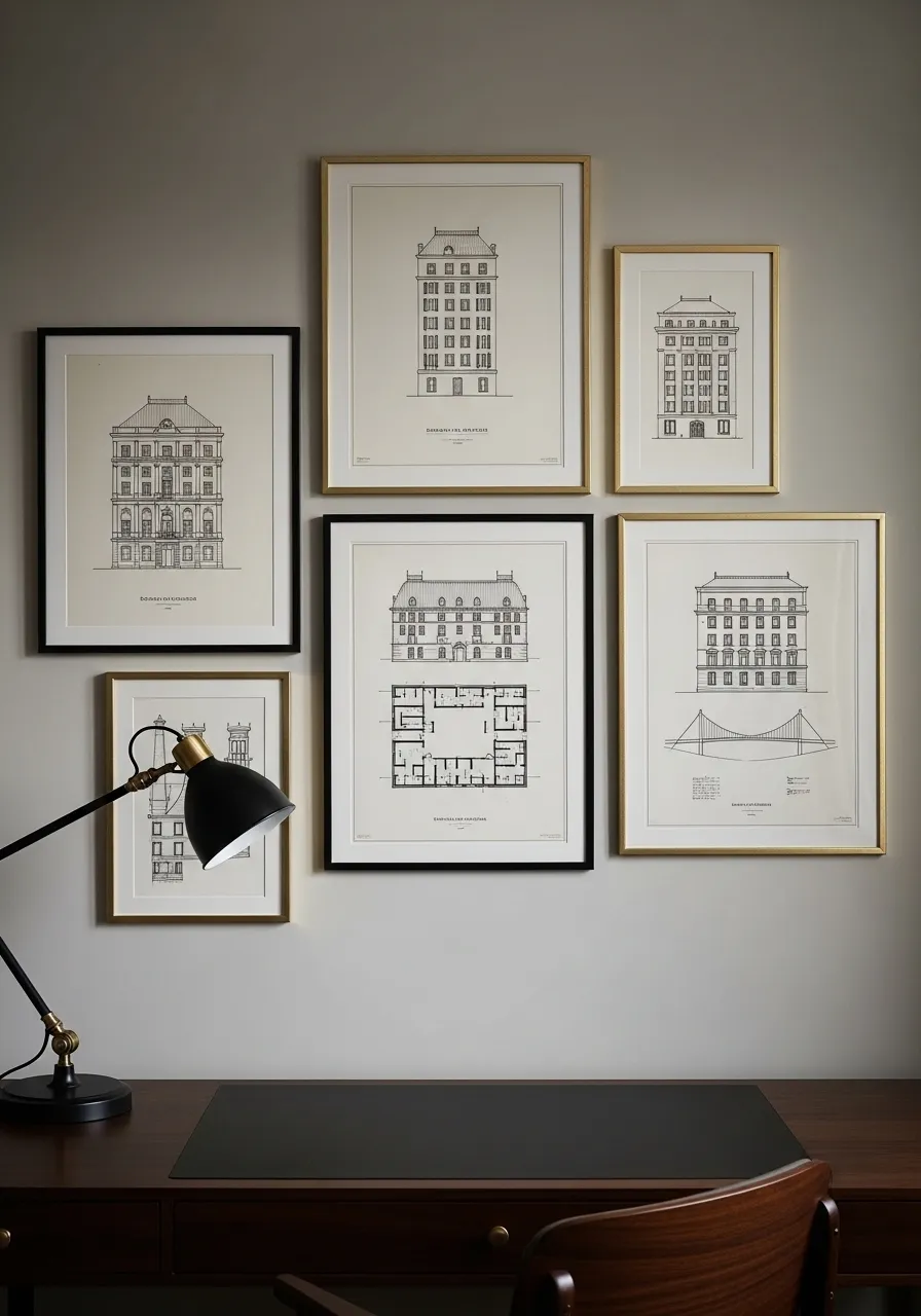 The Architectural Line Drawing Wall