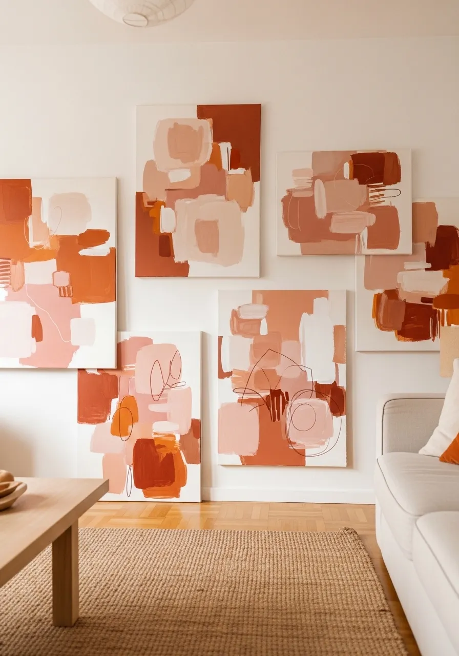 The Abstract Art DIY Wall