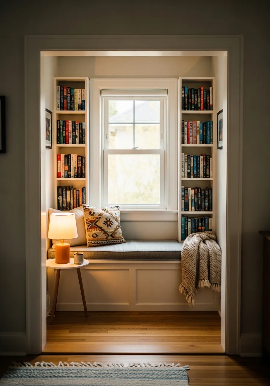 Create a Reading Nook in a Corner