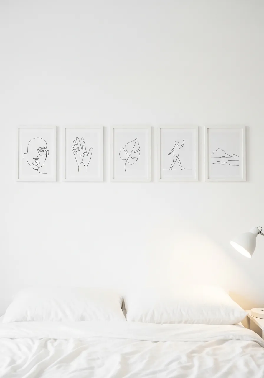 The Minimalist Line Art Wall