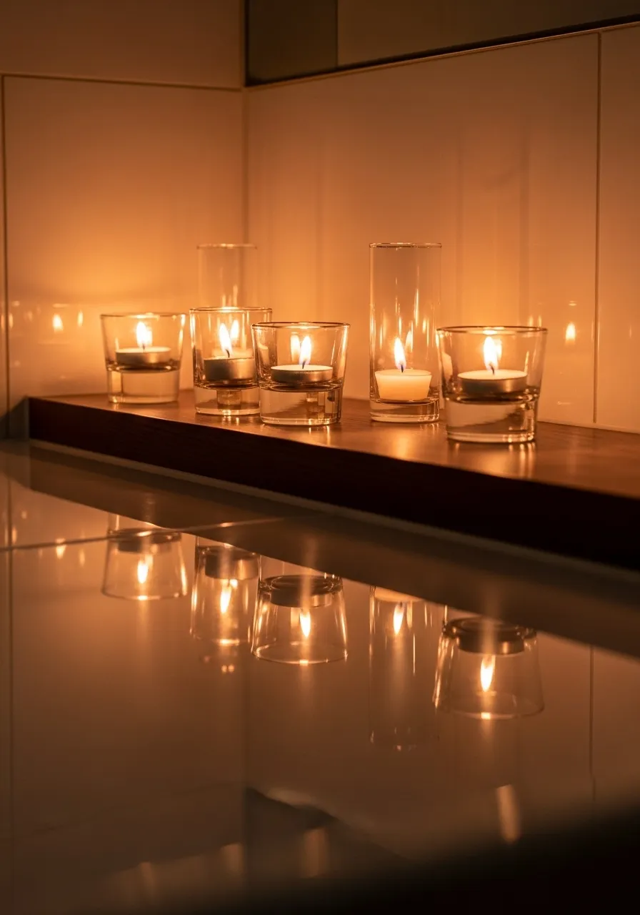 Candle Placement for Soft Lighting