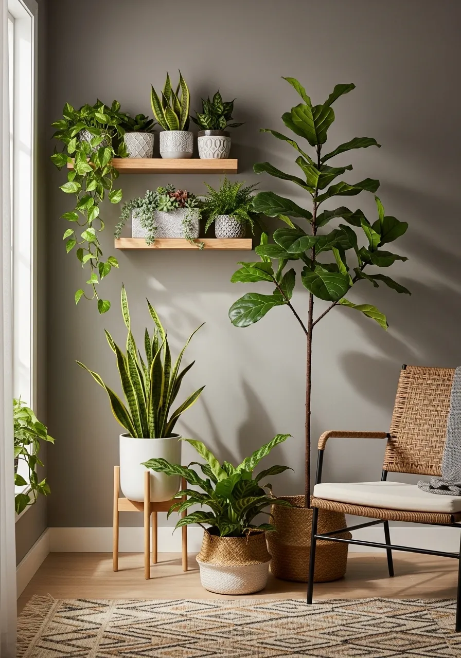 Layer heights for depth