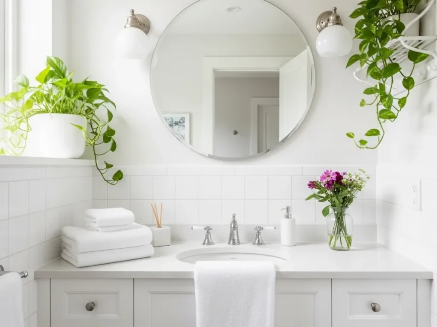 Decorate a Bathroom to Look Fresh
