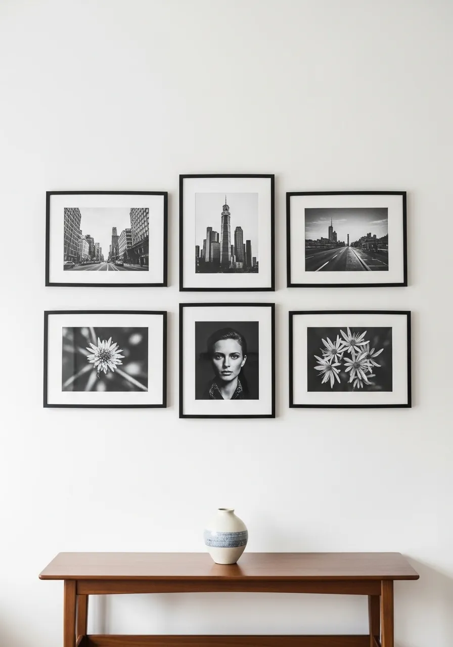 The Classic Black-and-White Grid