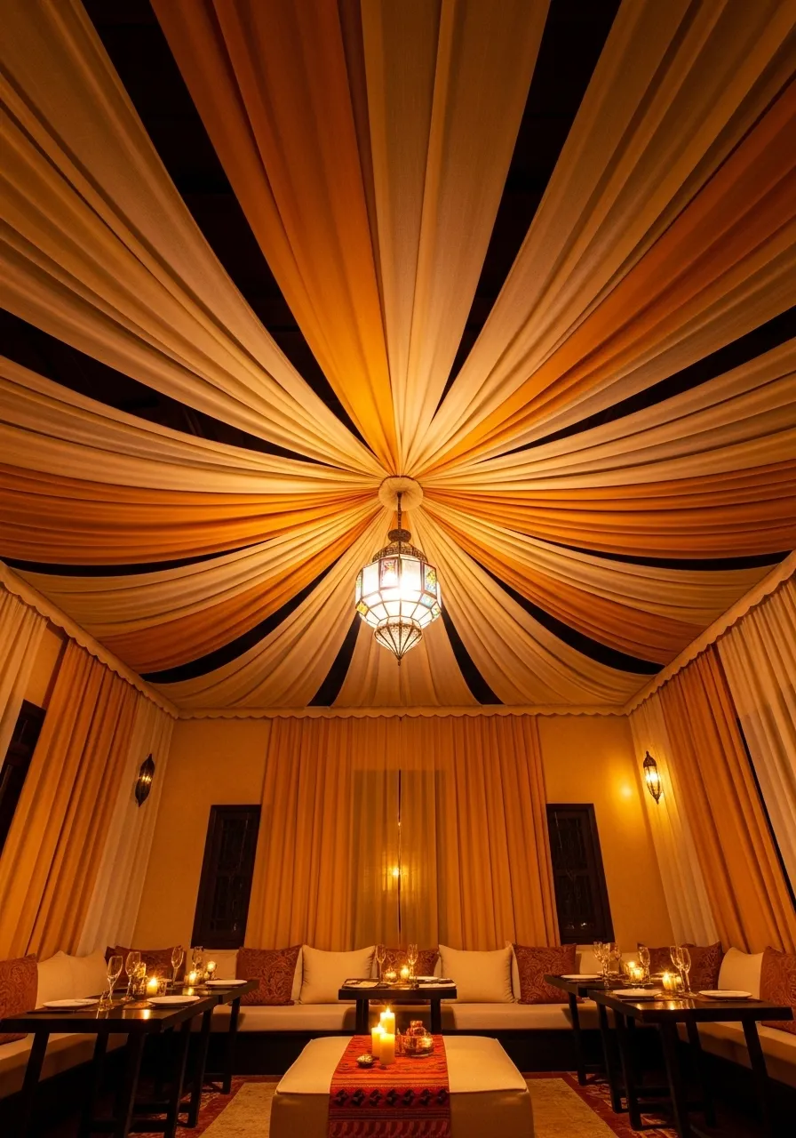 Drape Fabric Across the Entire Ceiling