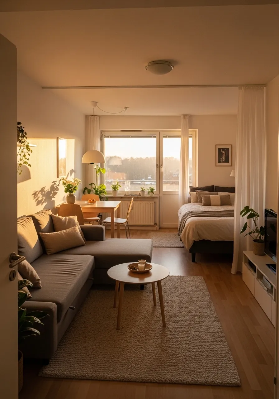 Create Zones in a Studio Apartment