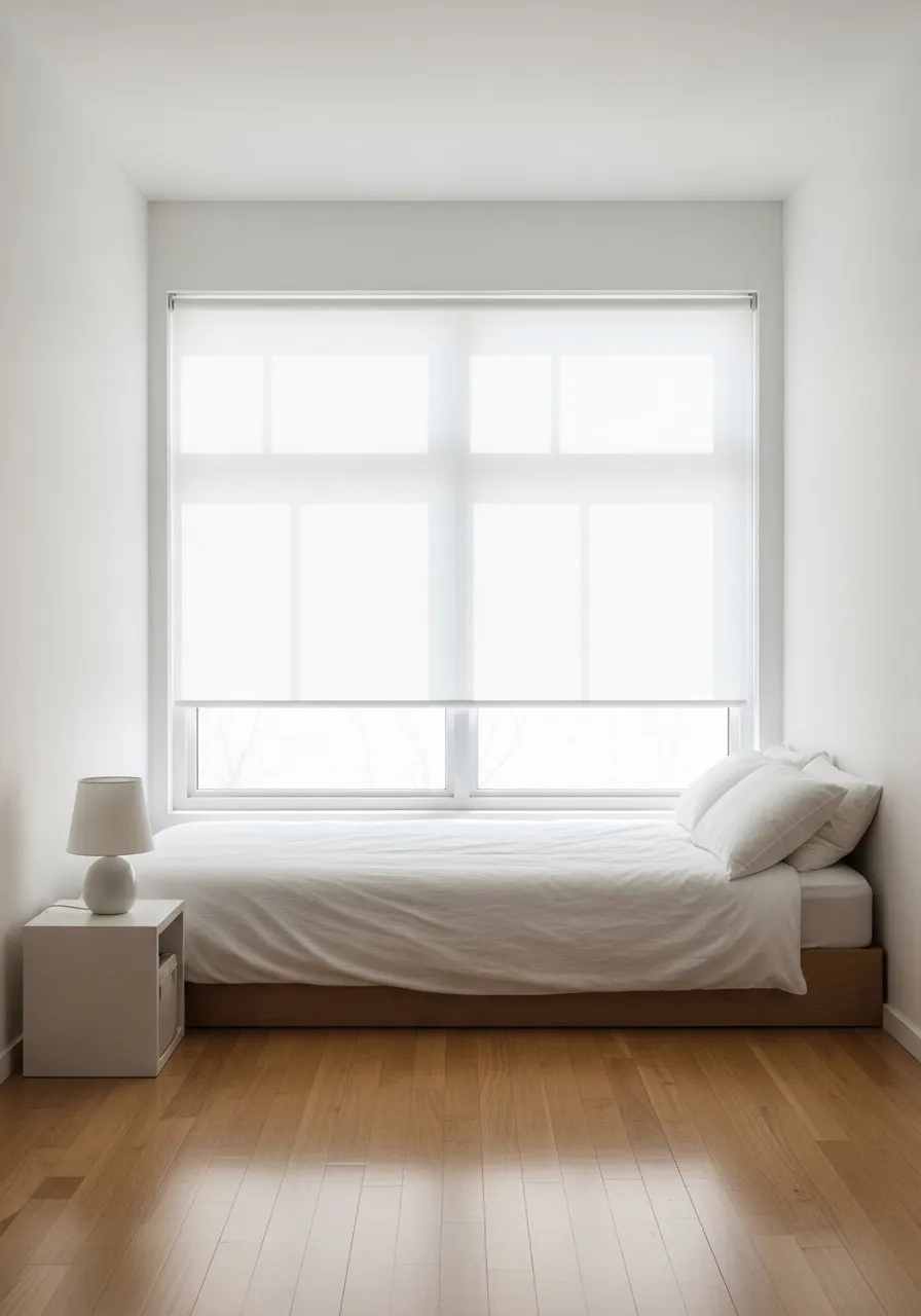 Swap Heavy Curtains for Roller Blinds or Sheer Panels