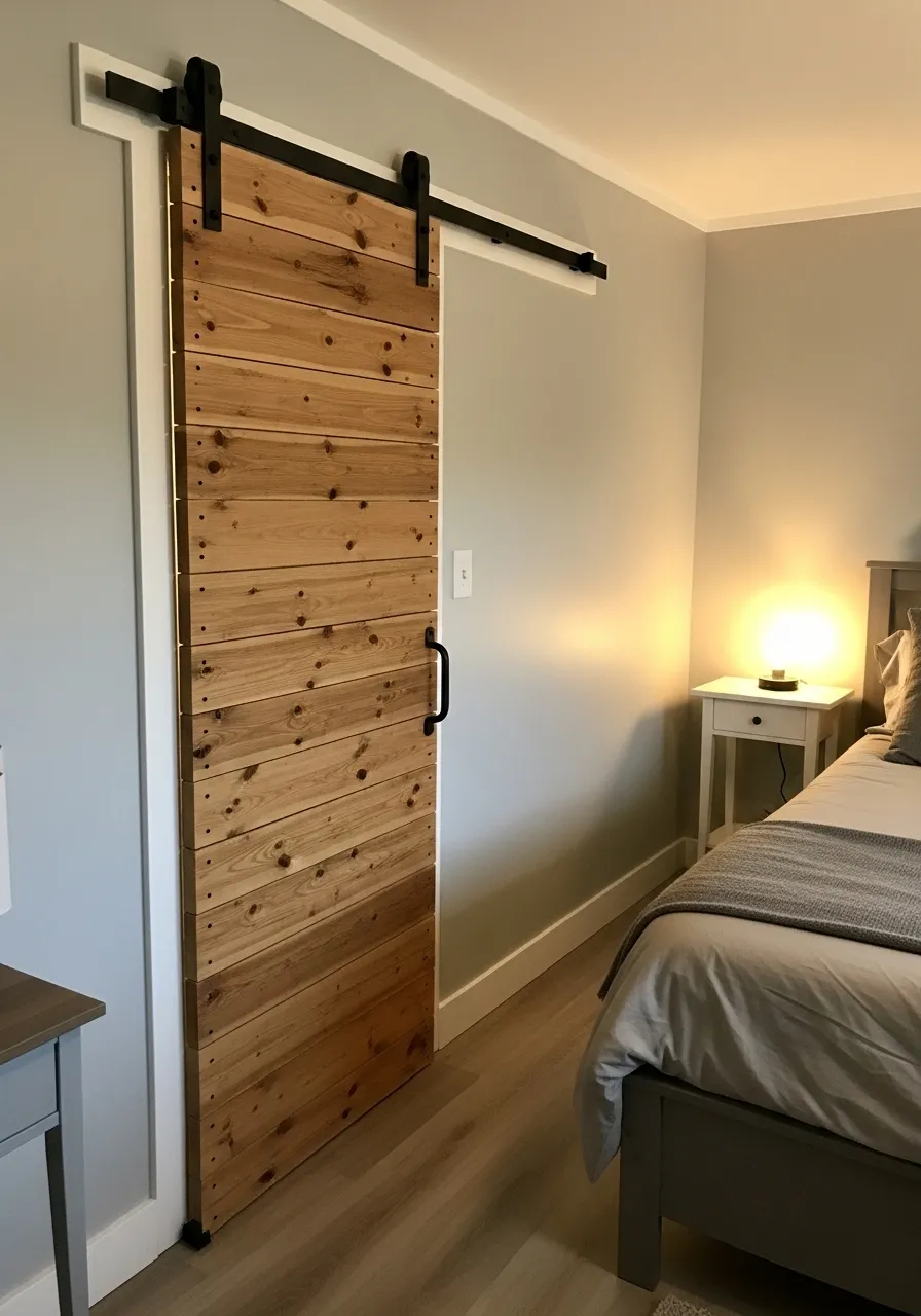 Use a Sliding Barn Door Instead of a Swing Door