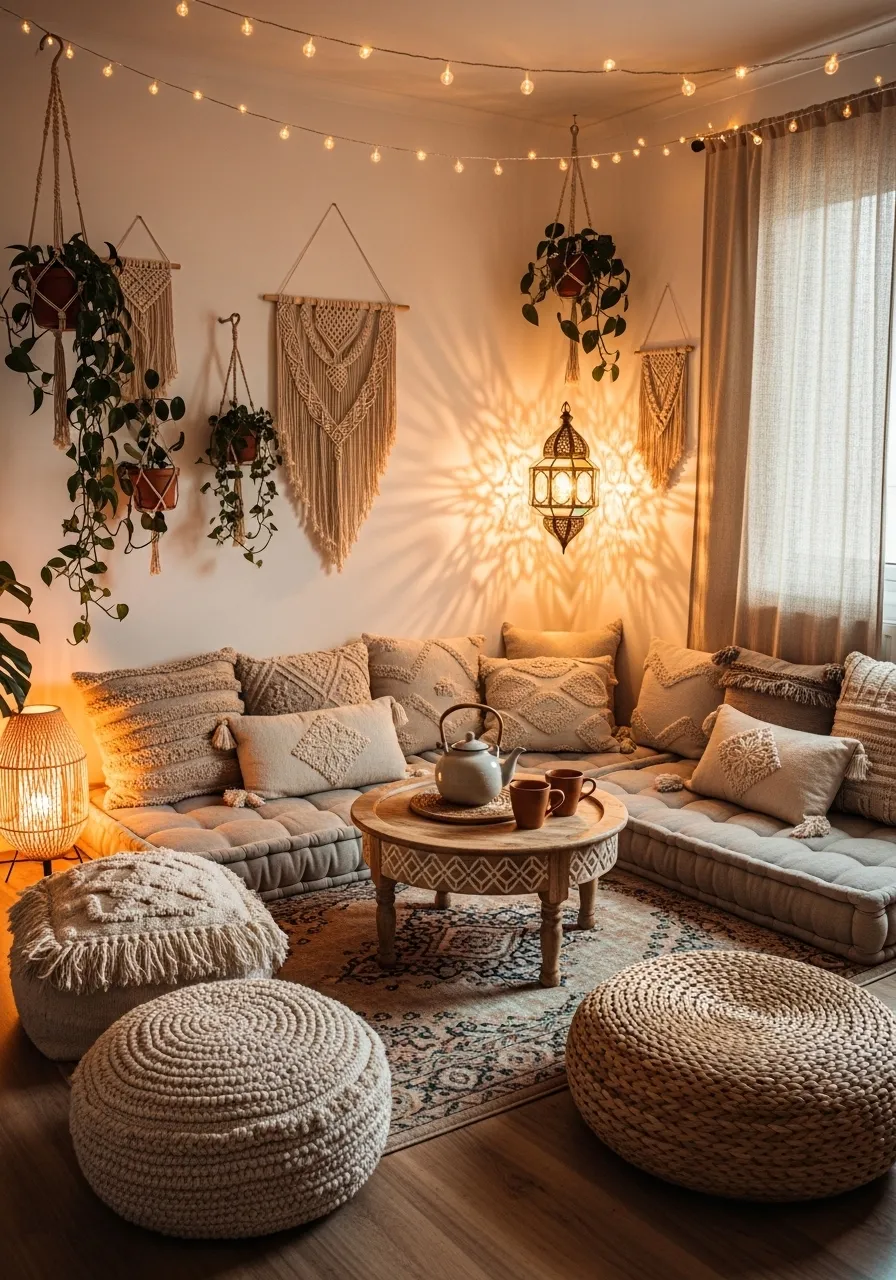 Pick relaxed and comfy furniture