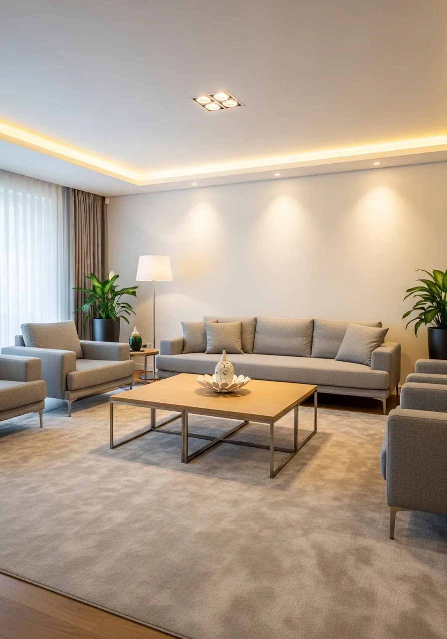 Oversized Area Rug for Grounding