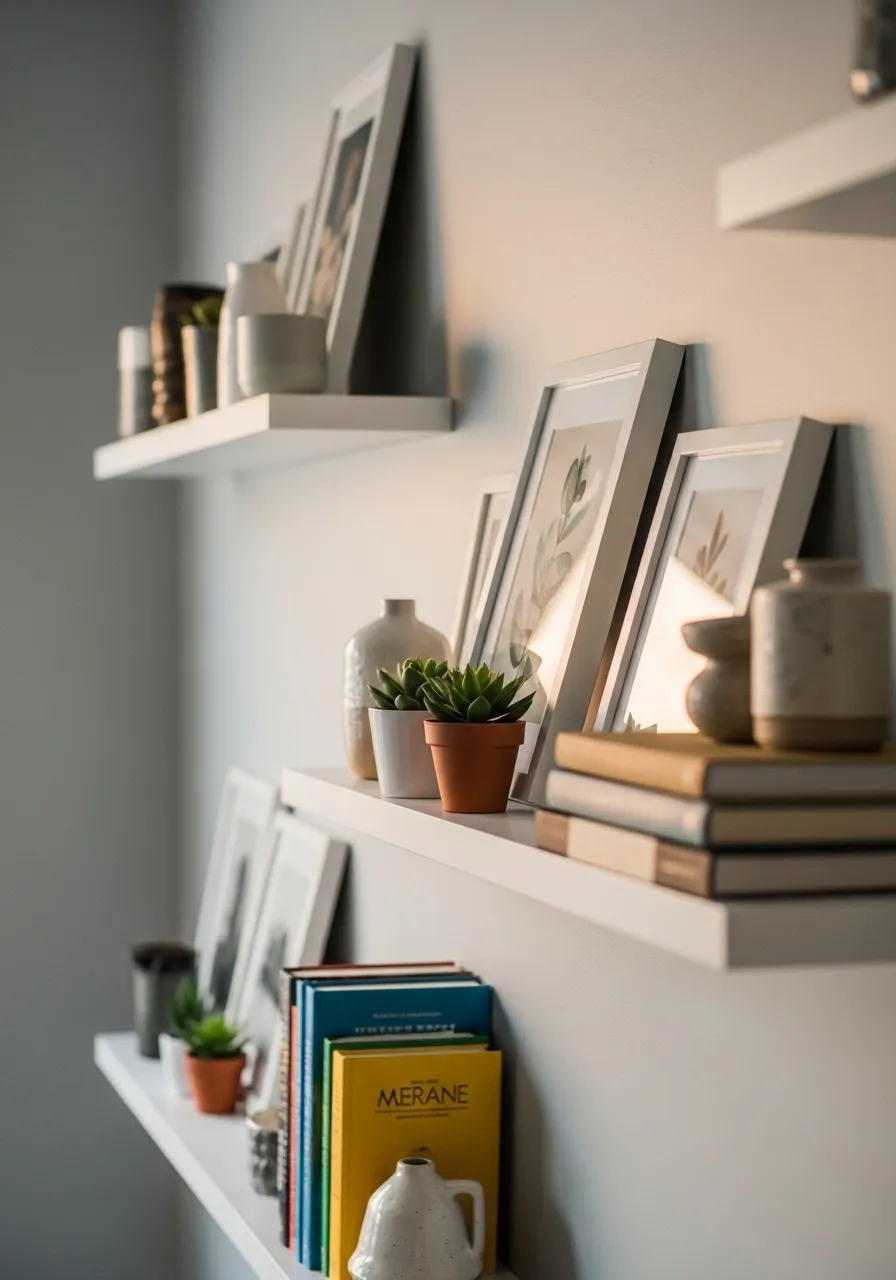 The Floating Shelves Display