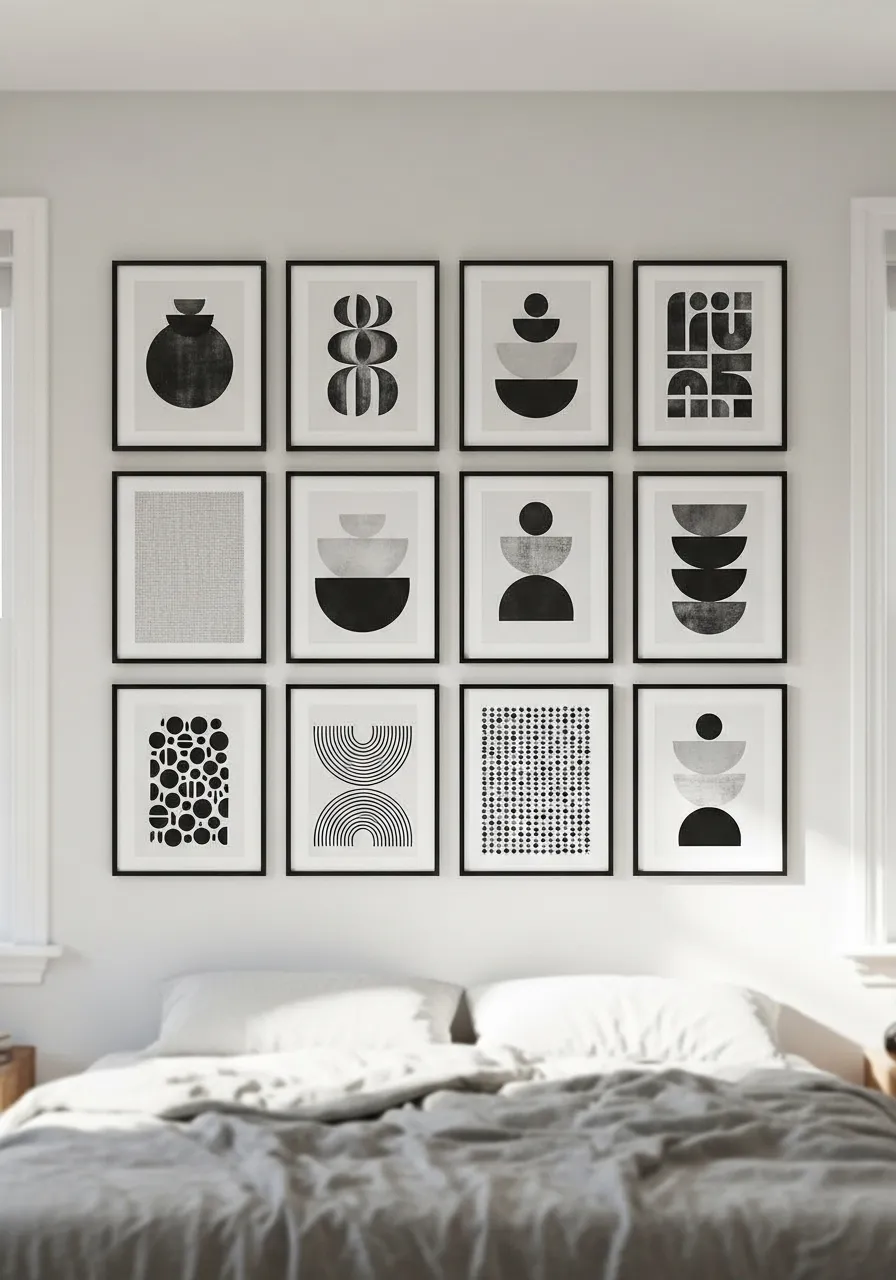 Wall Art Gallery Grid
