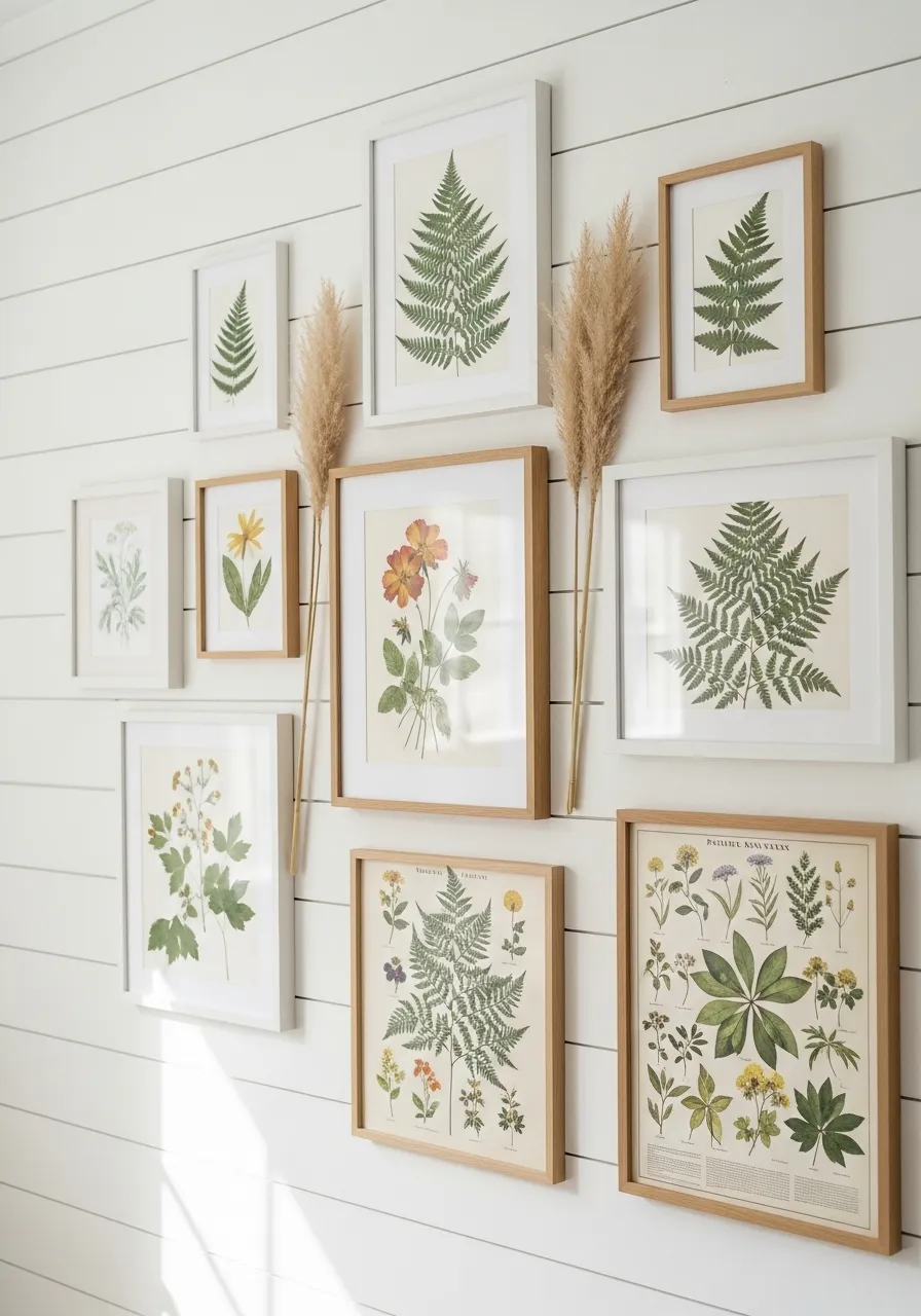 The Nature-Themed Botanical Wall