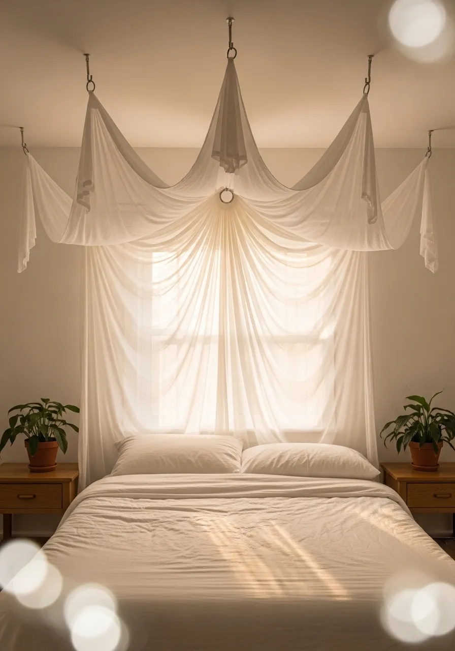 Create a DIY Canopy with Fabric