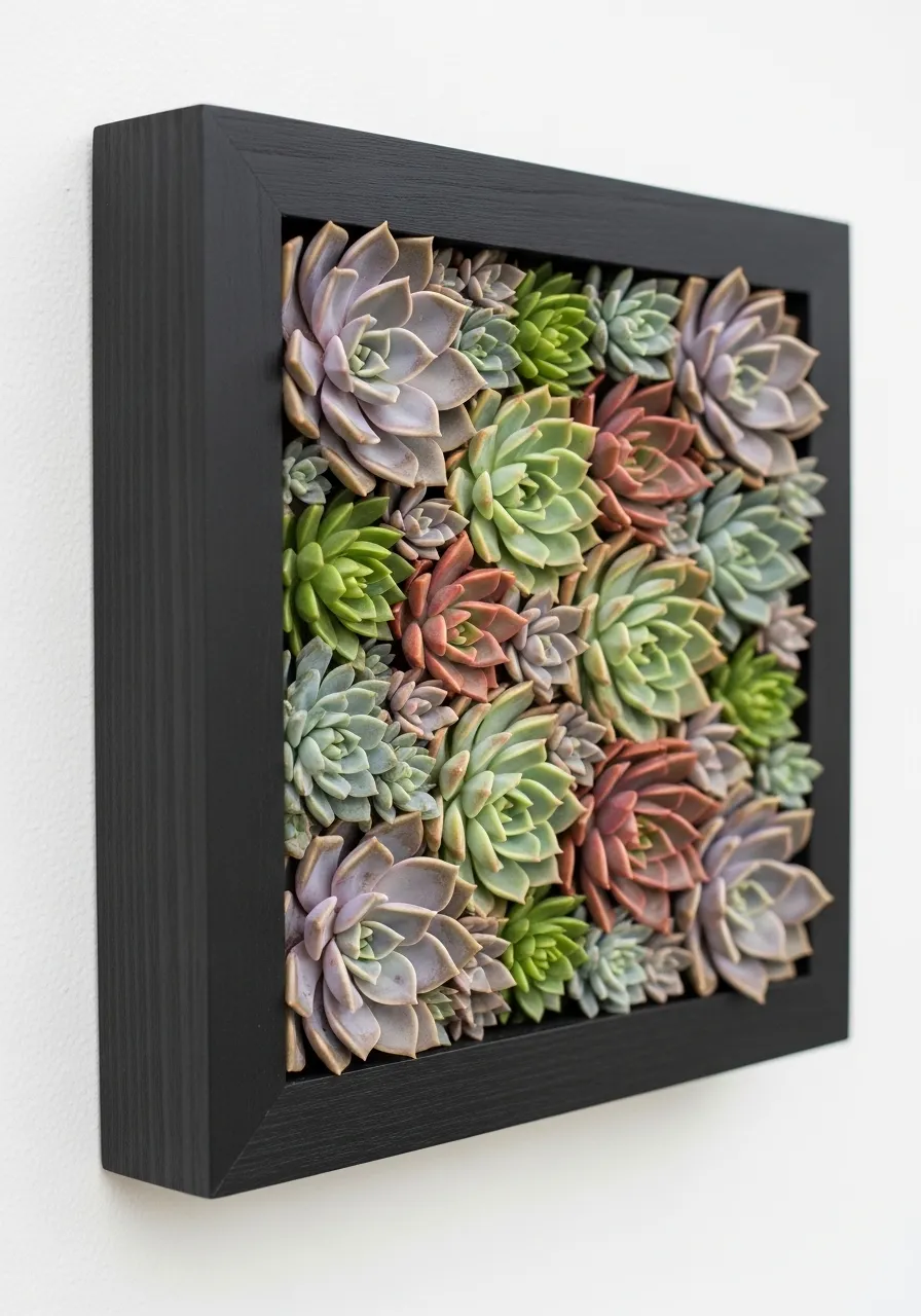 Shadow Box Succulent Frame