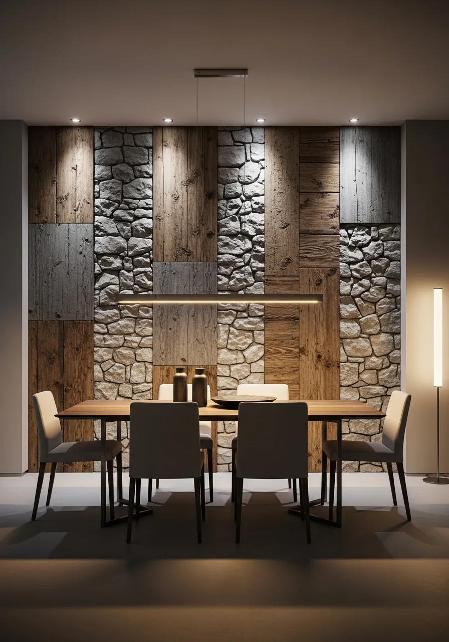 Accent Wall with Texture