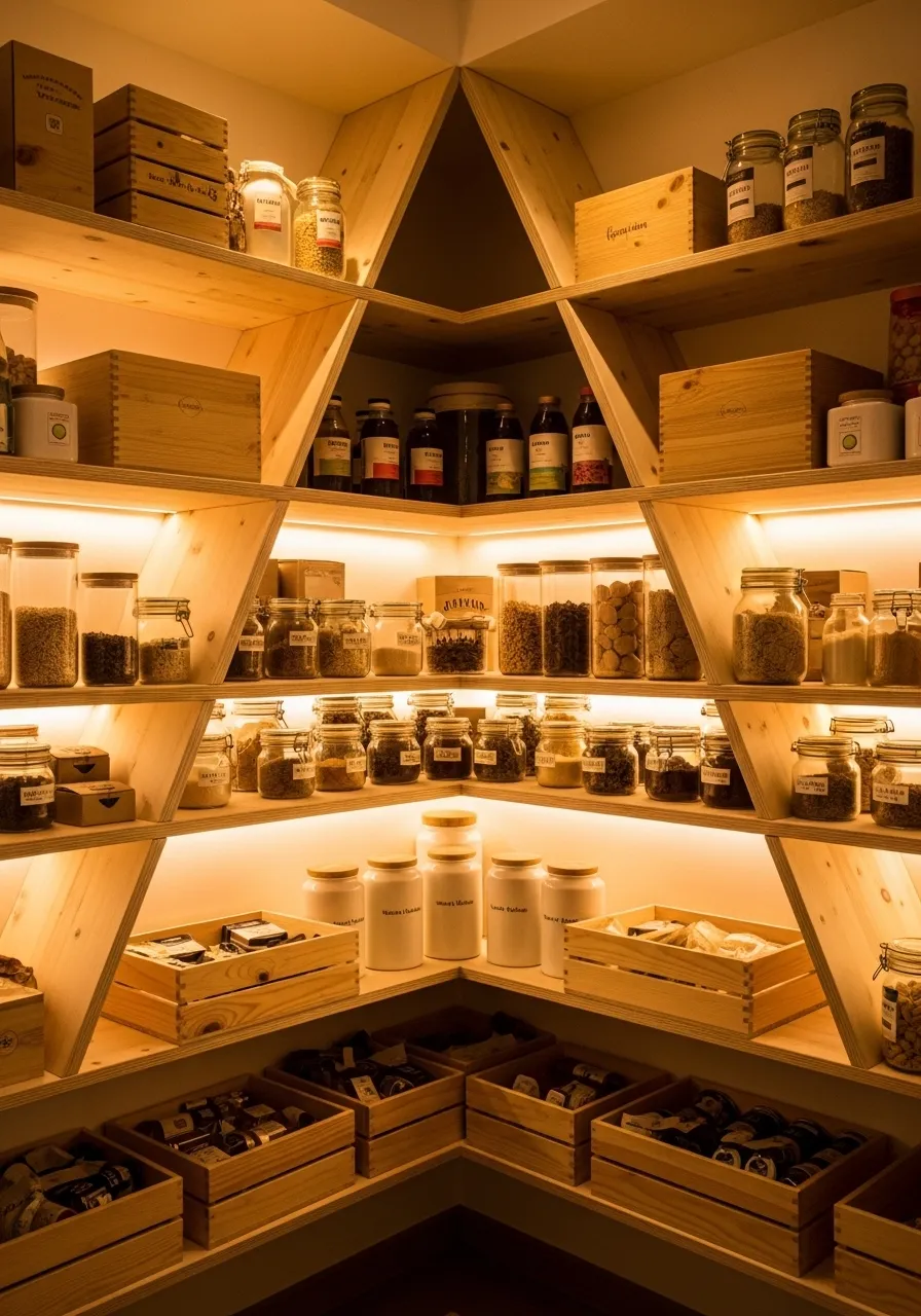 Corner Shelving Utilization