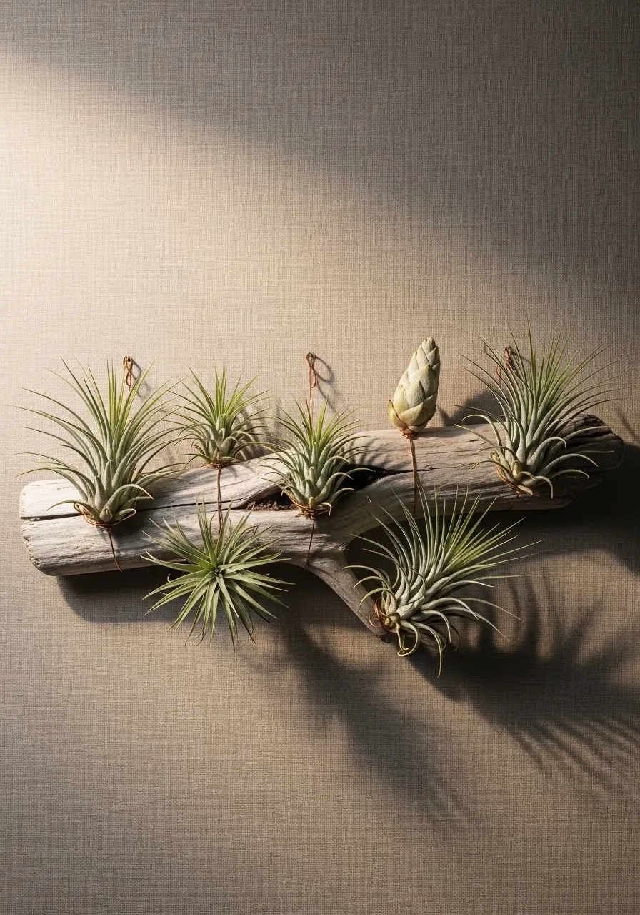 Air Plant Driftwood Wall Mount