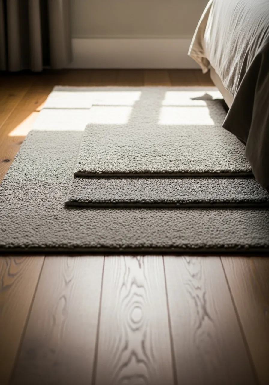 Soft Area Rug Layering