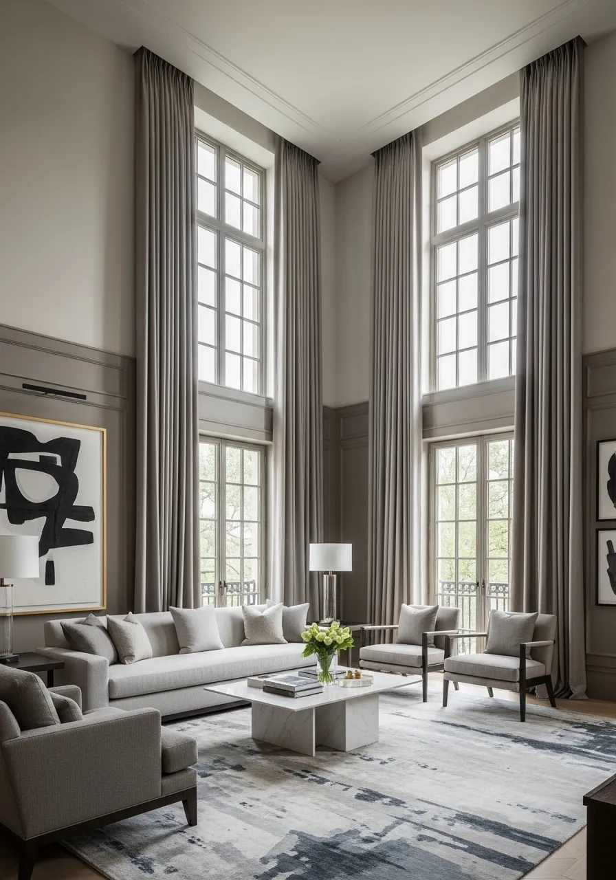 Floor-to-Ceiling Curtains
