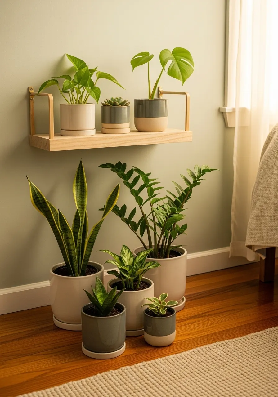 Indoor Plants Corner Styling