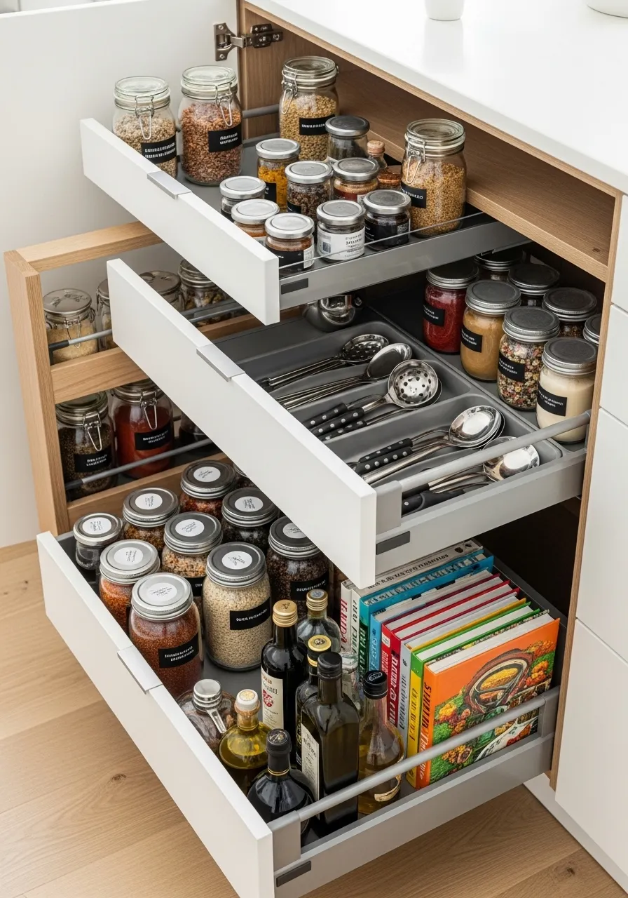 Pull-Out Storage Drawers