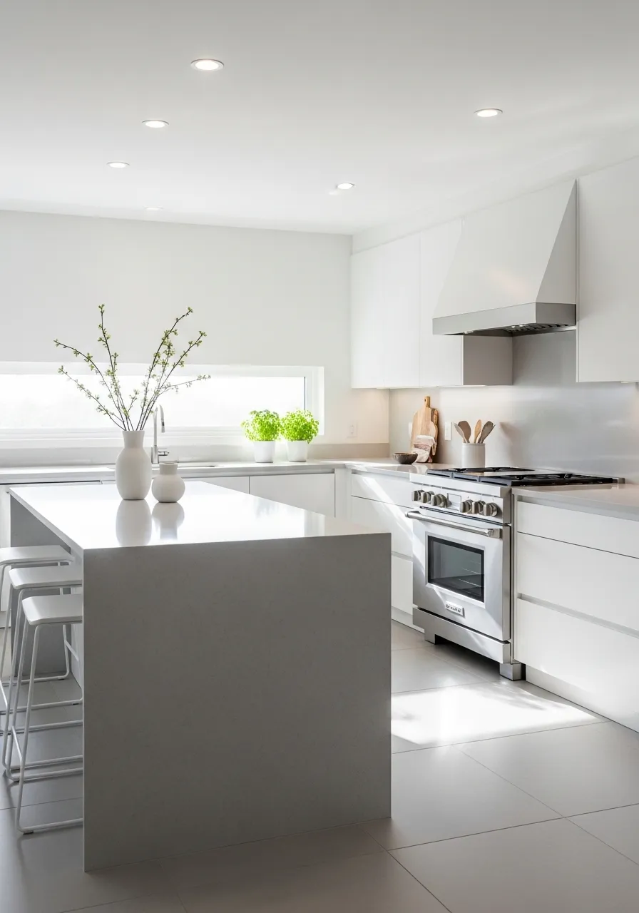 Decorate a Kitchen to look modern