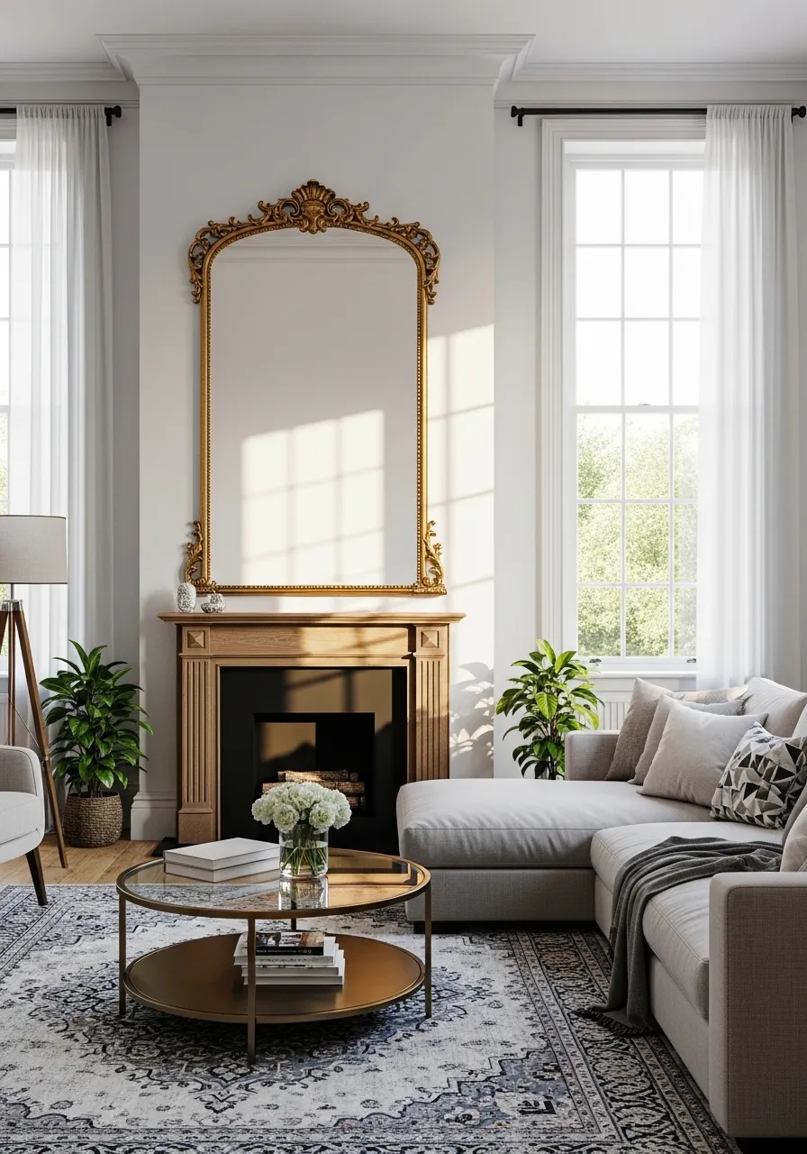 Add beautiful mirrors in room