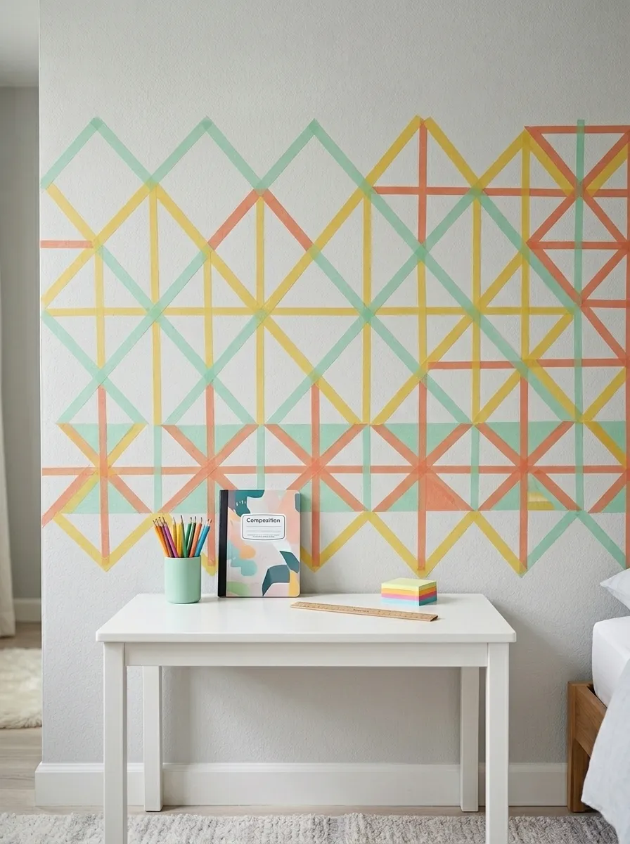 Washi Tape Wall Patterns