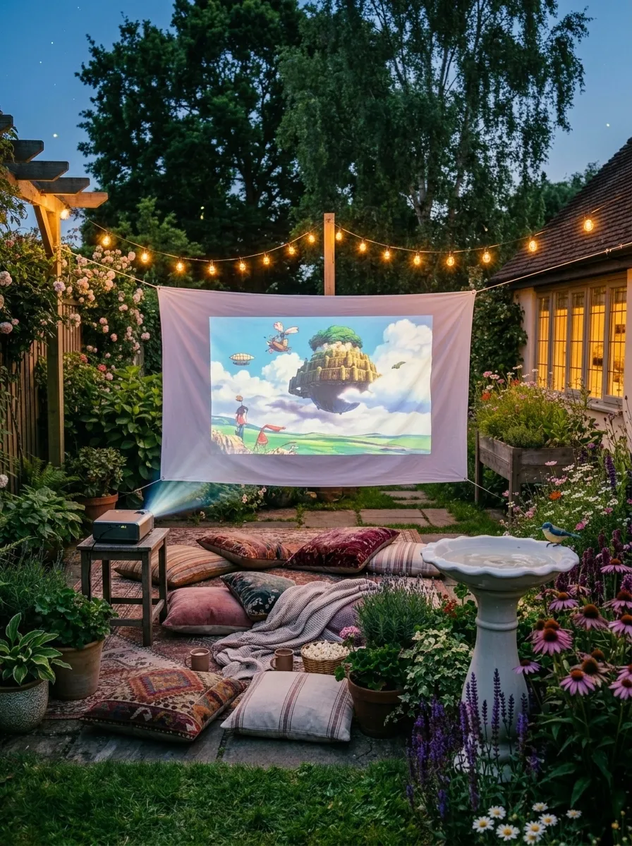 Set Up a DIY Outdoor Movie Zone