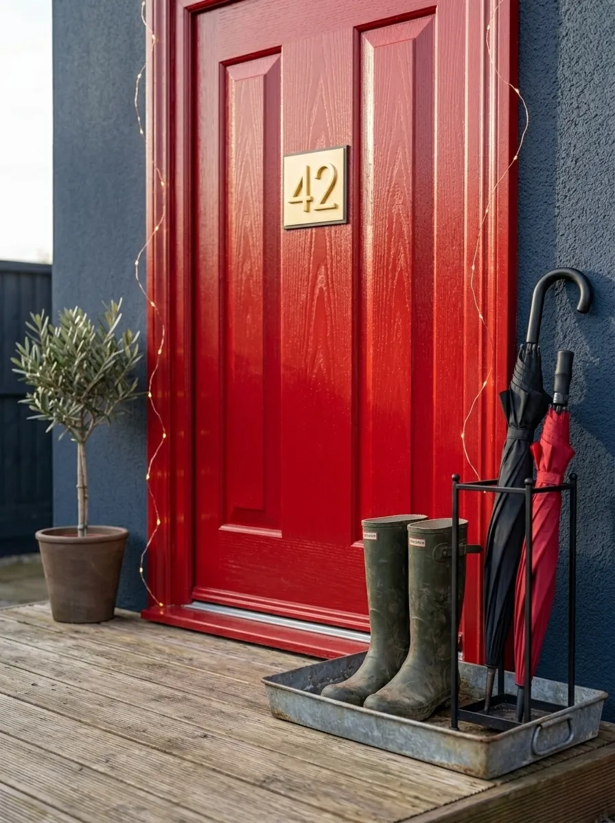 Add a Boot Tray or Umbrella Stand
