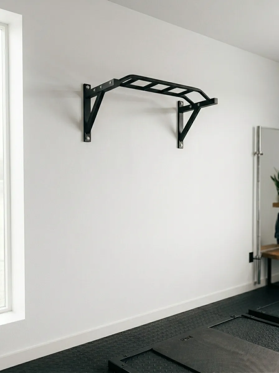 Install Wall-Mounted Pull-Up and Dip Bars