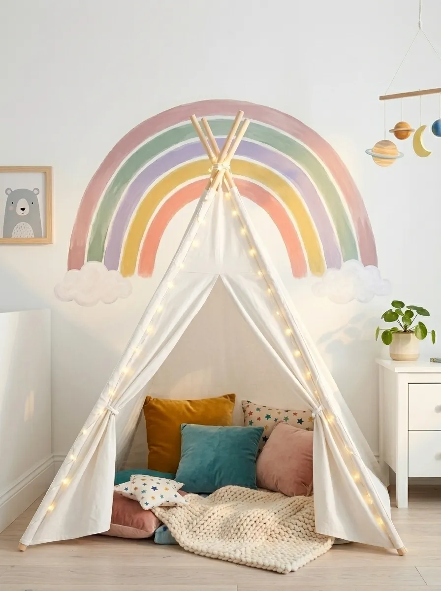 Tent or Teepee Play Corner