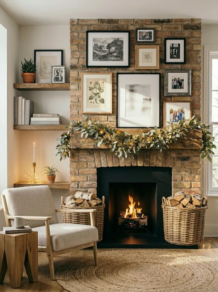 Wicker Baskets for Firewood Storage