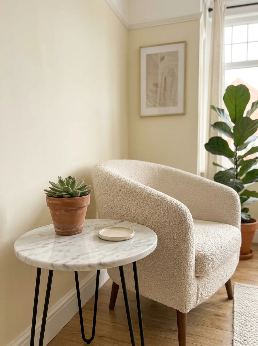 Use a Side Table to Anchor Every Seating Spot