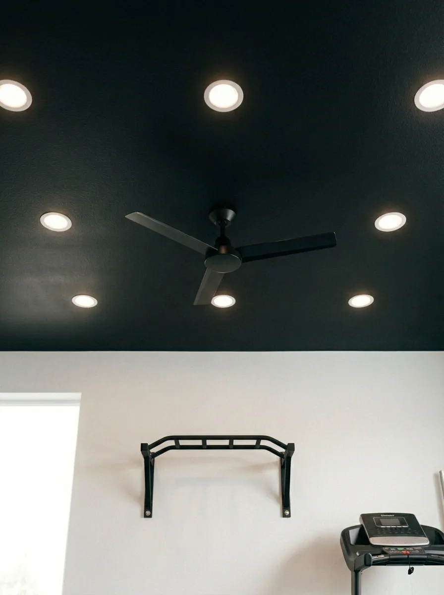 Paint or Tile the Ceiling for a Polished Finish