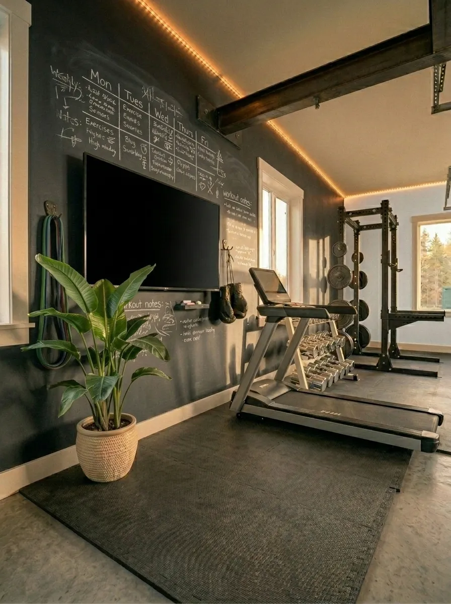 Add a Chalkboard Wall for Tracking and Goals