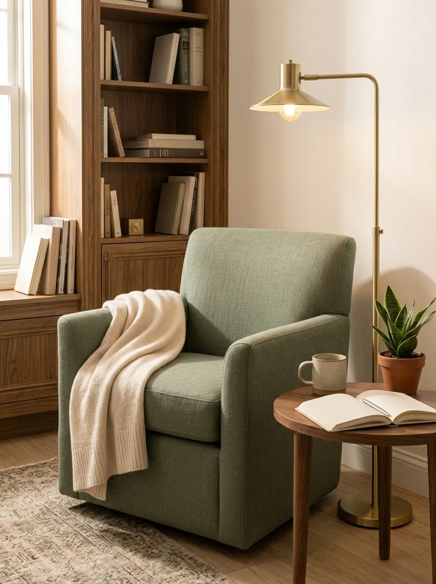 Create a Cozy Reading Chair in the Corner