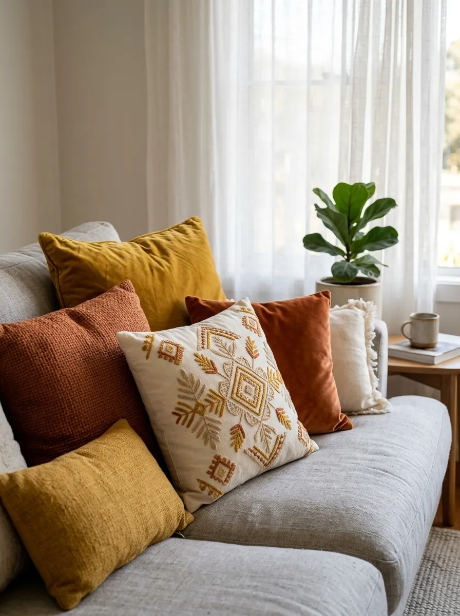 Layer Your Throw Pillows Like a Pro