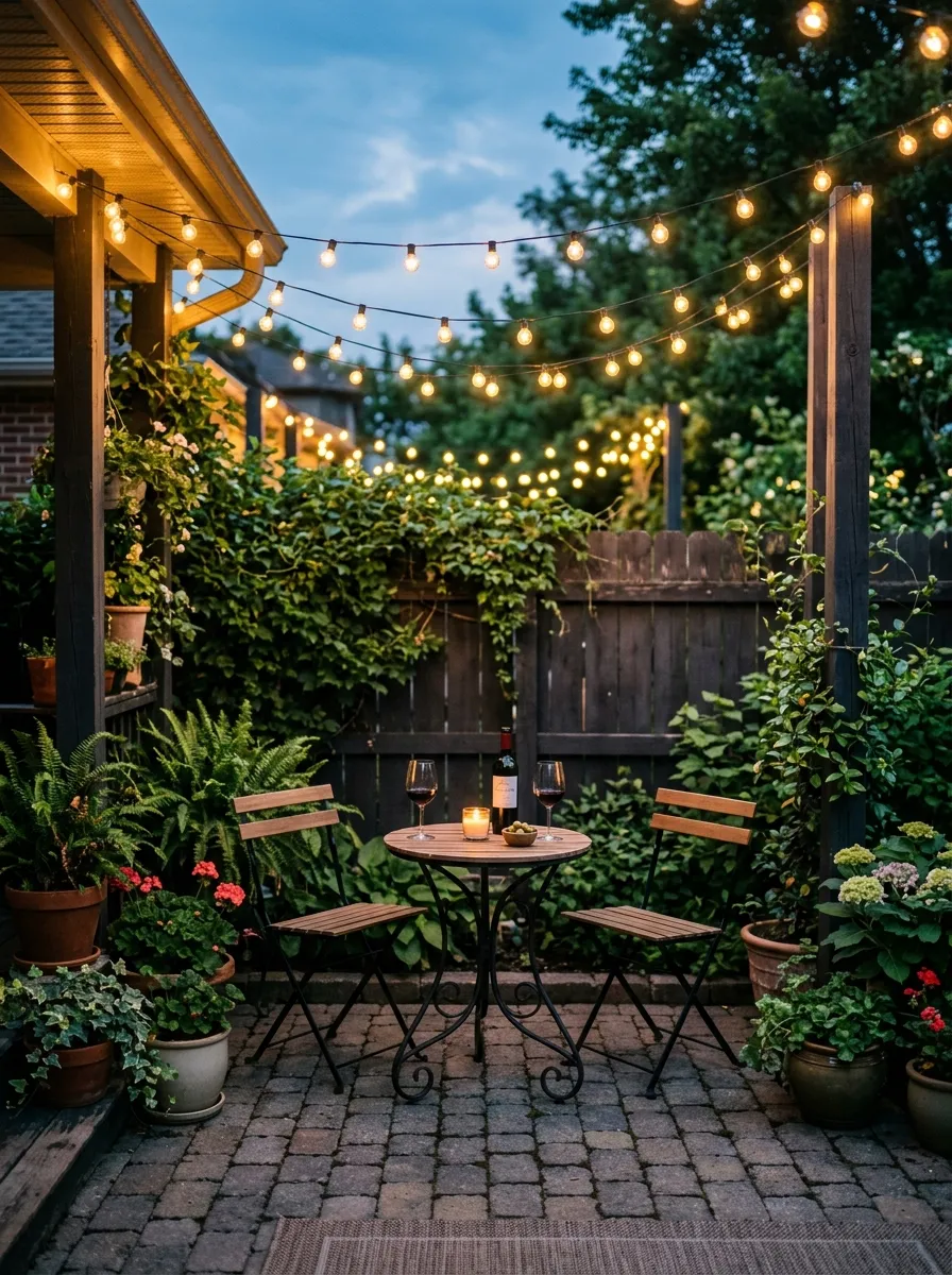 Add a String Light Canopy