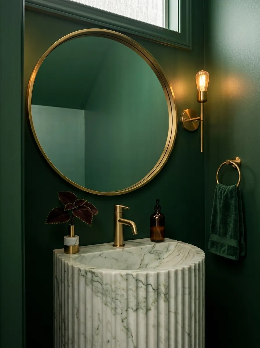 Introduce Dark Paint in a Small Space First
