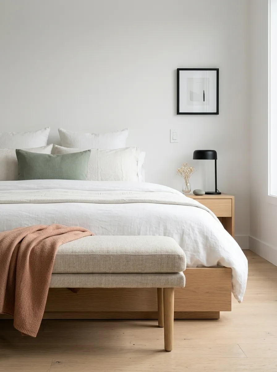 Add a Bench at the Foot of the Bed