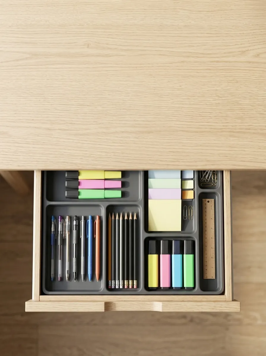 Set Up a Dedicated Stationery Drawer System
