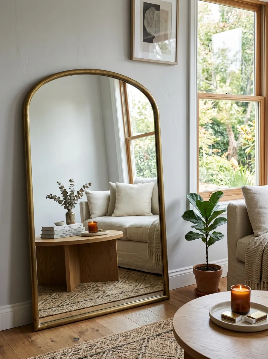 Invest in One Oversized Statement Mirror